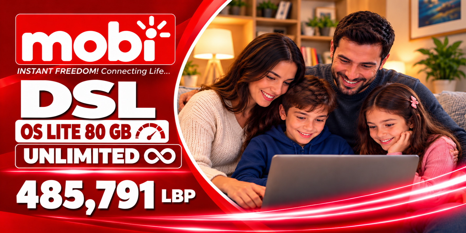 MOBI DSL OS LITE 80 GB