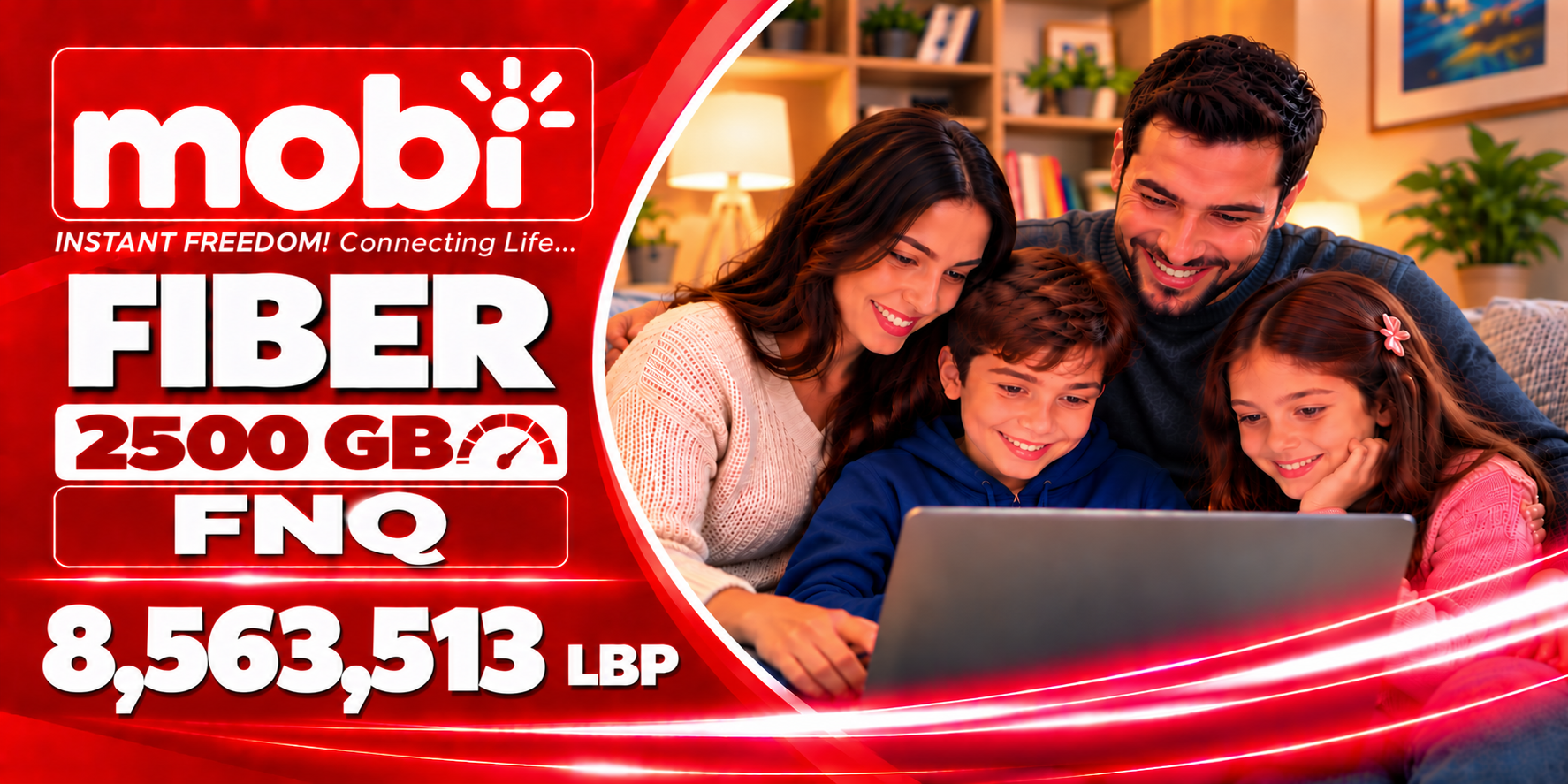 MOBI FIBER 2500 GB FNQ