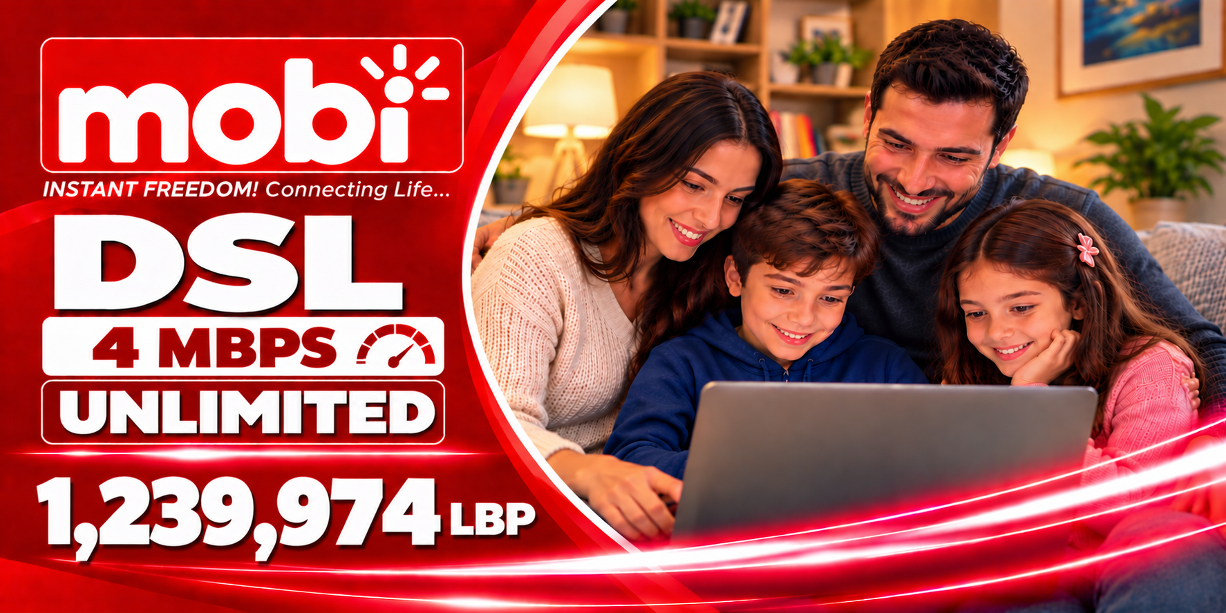MOBI DSL 4 MBPS UNLIMITED