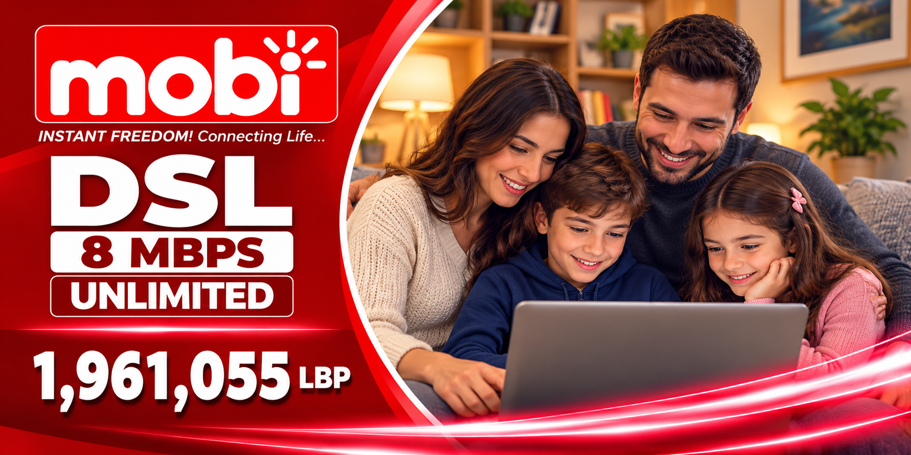 MOBI DSL 8 MBPS UNLIMITED